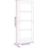 Unutarnja vrata Prirodna 86 x 198,5 cm Šperploča | shoptok.hr