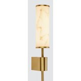 Nova Luce Bela/medeninasta LED stenska svetilka v kamnitem dekorju Nolia – | Shoptok.si