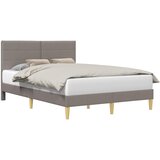  Krevetna konstrukcija Sivosmeđa 140 x 190 cm Tkanina | shoptok.hr