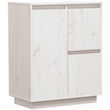 Maison Chic Komoda - Predalnik bela 60x34x75 cm trdna borovina, (21716329) Cene