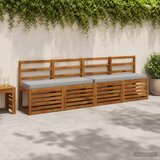  Jastučići za klupe - 2 dijela VUGHT 2 pcs 100% poliester Siva | shoptok.hr