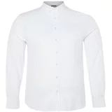 Trendyol Plus Size Shirt - White - Regular fit