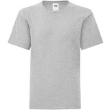 Fruit Of The Loom Grey children's t-shirt in combed cotton Cene