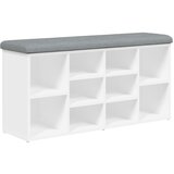 Maison Chic Klop za čevlje - Sedež za čevlje bela 102x32x50 cm inženirski les, (21776617) Cene