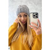 Kesi Cap with fleece Agnieszka K239 light gray | Shoptok.si