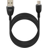 LINQ Kabel USB na mikro-USB, hitro polnjenje, 3 A, sinhronizacija 1,2 m, Črna, (5000220226) | Shoptok.si