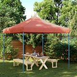 vidaXL Sklopivi prigodni &scaron;ator za zabave terakota 292 x 292 x 315 cm cijene