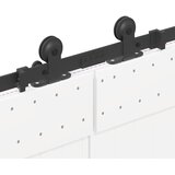 Pribor za klizna vrata 427 cm čelični crni | shoptok.hr