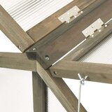 vidaXL Rastlinjak sive barve 114x80x50 cm les jelke, (20747981) | Shoptok.si