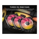 Corsair Kuler za CPU iCUE LINK TITAN 360 RX/RGB/AIO/360mm/triple fan/vodeno hladenje/crna | ePonuda.com