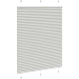 vidaXL Plisirana roleta svijetlosiva 110x100 cm širina tkanine 109,4cm | shoptok.hr