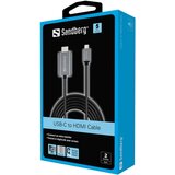 Sandberg USB-C na HDMI adapter kabel 2m | Shoptok.si