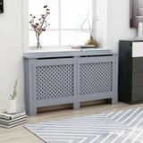 vidaXL Pokrov za radiator antraciten 152x19x81,5 cm mediapan, (20769738) | Shoptok.si