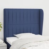  Uzglavlje s ušima plavo 93x23x118/128 cm od tkanine | shoptok.hr