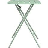 vidaXL Sklopivi Vrtni Stol Svijetla Zelena 55x55x73 cm Čelik | shoptok.hr