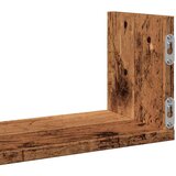 vidaXL Stenska polica 3 kosi starinski les 80x18x18 cm inženirski les | Shoptok.si