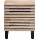 vidaXL Noćni ormarići 2 kom 40x34x46 cm masivno izbijeljeno drvo manga | shoptok.hr