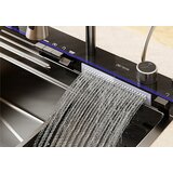 ELITE EDITION Luksuzno pomivalno korito za kuhinjo KS2199 — Črna — 75 cm | Shoptok.si