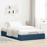  Otomanski okvir kreveta bez madraca plavi 120x190 cm od tkanine | shoptok.hr