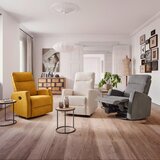 Mömax počivalnik melinda, rumena, vrtljiv, relax funkcija | Shoptok.si