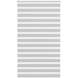 vidaXL zebra senčilo svetlo sivo 120x230 cm tkanina širina 115,9 cm Cene