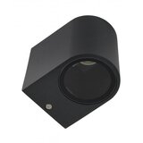 Mitea Lighting M952011 C CRNA 1xGU10 baštenska lampa zidna | ePonuda.com