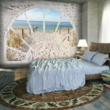  Samoljepljiva foto tapeta - Window View - Beach 294x210 Cijene