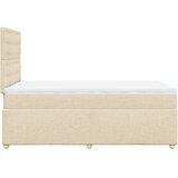 vidaXL Krevet s oprugama i madracem krem 120 x 200 cm od tkanine | shoptok.hr