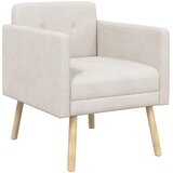  Ukrasna fotelja Krem Tkanina od šenila | shoptok.hr