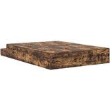  Krevet s prostorom za pohranu dimljeni hrast 140x200 cm | shoptok.hr