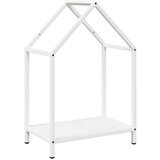 vidaXL stojalo za drva belo 40x25x60 cm hladno valjano jeklo, (21827430) | Shoptok.si