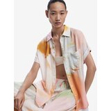 Desigual Bluza meta / majnica / oranžna / bela | Shoptok.si