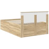  Krevetna konstrukcija s uzglavljem Sonoma hrast 120 x 190 cm | shoptok.hr