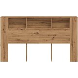 vidaXL Uzglavlje s ormarićem boja hrasta 180x18,5x102,5 cm drveni | shoptok.hr