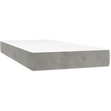 Madrac džepičastim oprugama srednje tvrdoće svjetlosivi 100x203x20 cm bračni XL | shoptok.hr