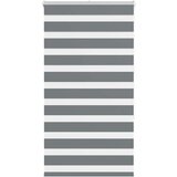 vidaXL Zebra senčilo temno sivo 90x150 cm tkanina širina 85,9 cm | Shoptok.si