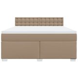  Krevet box spring s madracem cappuccino 180x200 cm umjetna koža | shoptok.hr