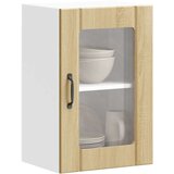 Maison Chic Kuhinjska stenska omarica - Kuhinjska omarica steklenimi vrati Lucca sonoma hrast iu317, (22063703) | Shoptok.si