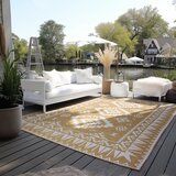 Elle Decoration Oker žuti/krem vanjski tepih 200x290 cm Gemini – | shoptok.hr