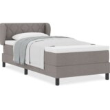 Box Spring Krevet s Madracem u Taupeu 90x200 cm Tkanina | shoptok.hr