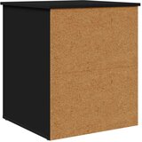 vidaXL Mačja hiša Črna 53 x 52 x 60 cm Konstruiran les, (5000111102) | Shoptok.si