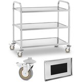 Royal Catering 3-polni natakarski voziček iz nerjavečega jekla, (21510612) | Shoptok.si