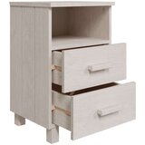 vidaXL noćni ormarići 2 kom bijeli 40 x 35 x 62 cm od masivne borovine | shoptok.hr