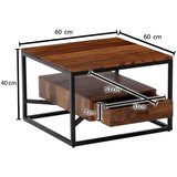 MID.YOU KLUBSKA MIZA, barve indijskega rožnega lesa | Shoptok.si