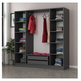 Hanah home Ormar u braon - sivoj boji Kale 5011 (506MNR2458)