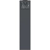  Solarna LED svjetlost za stazu Riblja kost 2 pcs Antracit | shoptok.hr