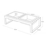 YAMAZAKI Set posuda i kutija za granule za kućne ljubimce Tower – | shoptok.hr