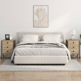 vidaXL Nočna omarica sonoma hrast 42 x 41 x 61 cm Konstruiran les | Shoptok.si