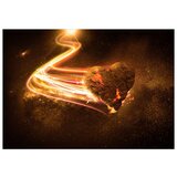  Samoljepljiva foto tapeta - Love Meteorite (Orange) 294x210 | shoptok.hr