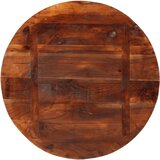 Stolna ploča Ø 70 x 1,5 cm okrugla od masivnog obnovljenog drva | shoptok.hr